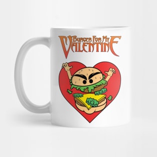 Burger For My Valentine Mug